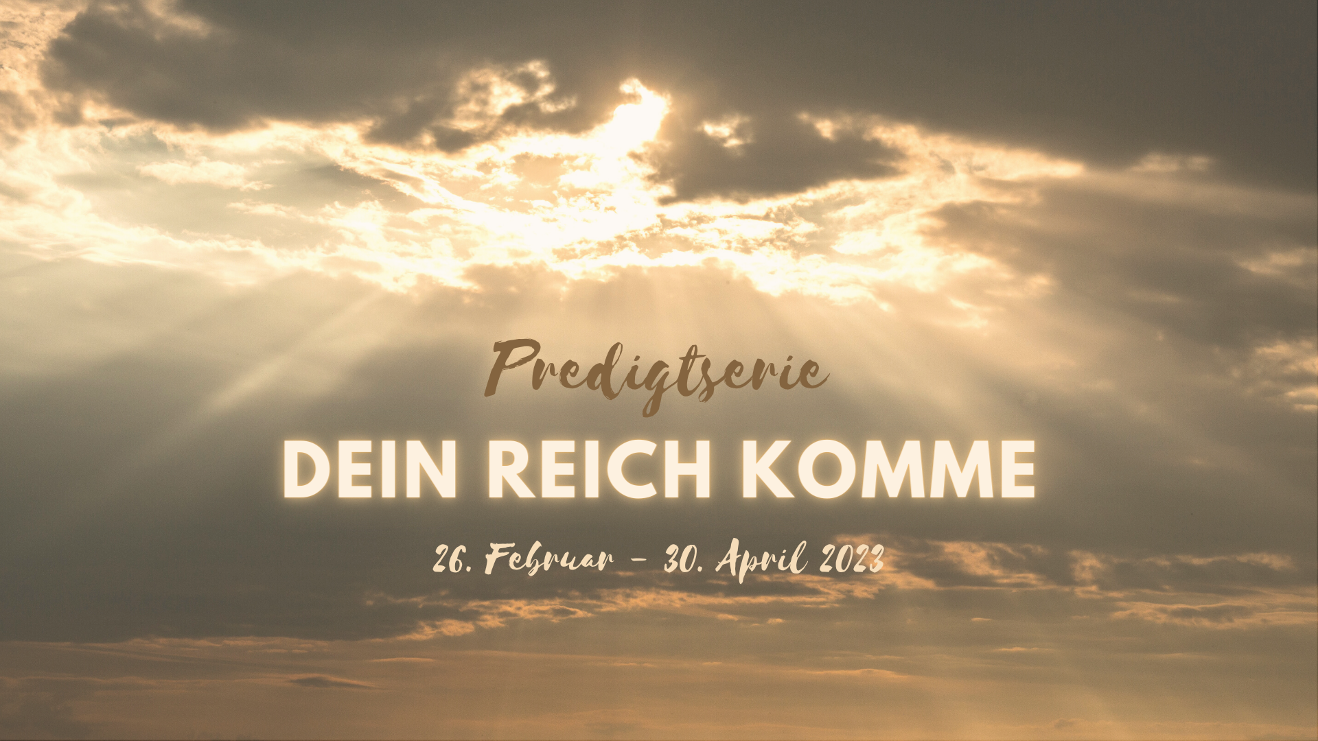 Dabei sein in Gottes Reich