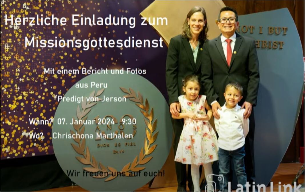 Missions-Gottesdienst mit Jerson Guimas